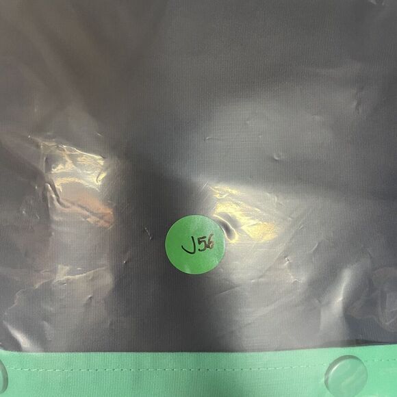 Teddy Fresh Color Block Jacket Size S Blue Green Red Snap Spellout Street Bear - Picture 8 of 8